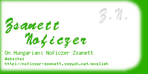 zsanett noficzer business card